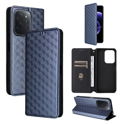 Cubic Grid Texture Flip Leather Phone Case, For Xiaomi Poco C95 Pro, For Xiaomi 17T Pro 5G, For Xiaomi 17T 5G, For Xiaomi Poco M7 4G 171mm, For Xiaomi Poco F7 Pro / F7 Ultra, For Xiaomi 15 Ultra, For Xiaomi Poco X7 Pro 5G / Redmi Turbo 4 5G            ...