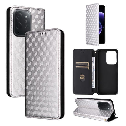 Cubic Grid Texture Flip Leather Phone Case, For Xiaomi Poco C95 Pro, For Xiaomi 17T Pro 5G, For Xiaomi 17T 5G, For Xiaomi Poco M7 4G 171mm, For Xiaomi Poco F7 Pro / F7 Ultra, For Xiaomi 15 Ultra, For Xiaomi Poco X7 Pro 5G / Redmi Turbo 4 5G            ...