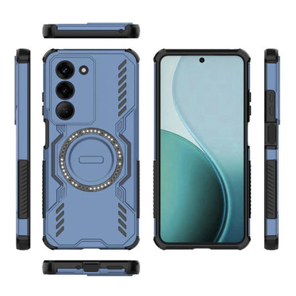 Butterfly Armor MagSafe Magnetic Ring Shockproof Phone Case, For Realme V60 Pro 5G, For Realme 12+ 5G Global / P1 5G Global