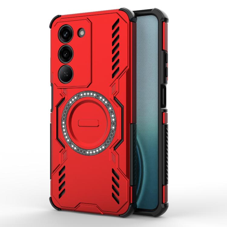Butterfly Armor MagSafe Magnetic Ring Shockproof Phone Case, For Realme V60 Pro 5G, For Realme 12+ 5G Global / P1 5G Global