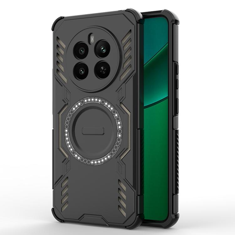 Butterfly Armor MagSafe Magnetic Ring Shockproof Phone Case, For Realme V60 Pro 5G, For Realme 12+ 5G Global / P1 5G Global