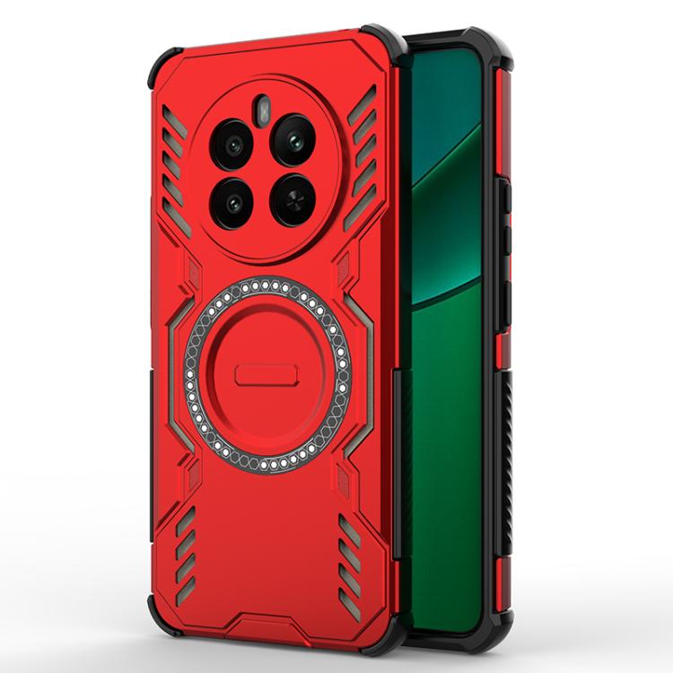 Butterfly Armor MagSafe Magnetic Ring Shockproof Phone Case, For Realme V60 Pro 5G, For Realme 12+ 5G Global / P1 5G Global