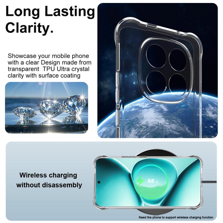 imak Shockproof Airbag TPU Phone Case, For Redmi Note 15 Pro+ 5G Global 163.3mm, For Redmi Note 15 5G Global 164mm, For Redmi Note 15 Pro 5G Global 163.6mm, For Redmi 15C 5G / 4G EU 173mm, For Redmi 15 5G Global / 15 4G SEA 169.5mm                     ...