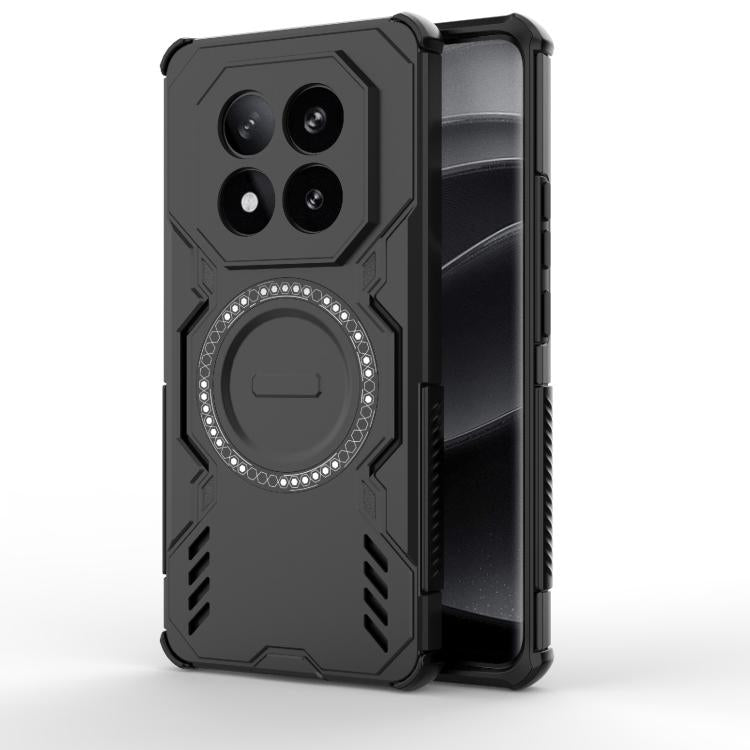 Butterfly Armor MagSafe Magnetic Ring Shockproof Phone Case, For Redmi Note 14 Pro+ 5G, For Redmi Note 14 Pro 5G, For Redmi 14C 4G Global, For Redmi Note 13 4G Global, For Redmi K70E 5G, For Redmi 13C 4G Global, For Redmi K70 5G                        ...