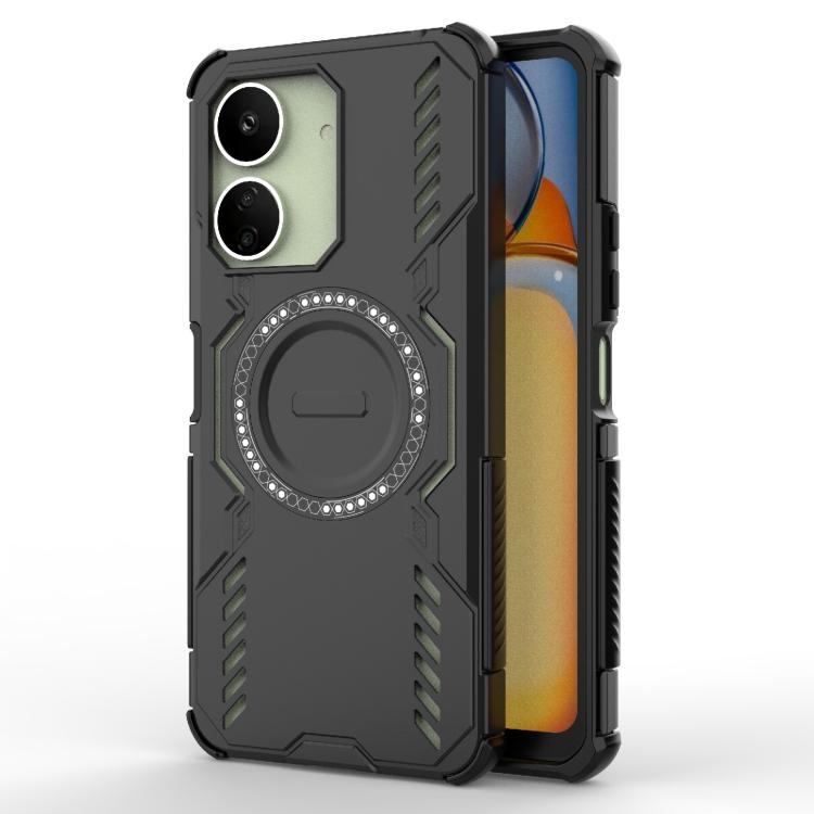 Butterfly Armor MagSafe Magnetic Ring Shockproof Phone Case, For Redmi Note 14 Pro+ 5G, For Redmi Note 14 Pro 5G, For Redmi 14C 4G Global, For Redmi Note 13 4G Global, For Redmi K70E 5G, For Redmi 13C 4G Global, For Redmi K70 5G                        ...