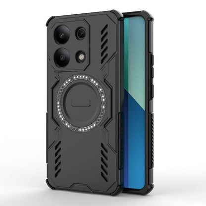 Butterfly Armor MagSafe Magnetic Ring Shockproof Phone Case, For Redmi Note 14 Pro+ 5G, For Redmi Note 14 Pro 5G, For Redmi 14C 4G Global, For Redmi Note 13 4G Global, For Redmi K70E 5G, For Redmi 13C 4G Global, For Redmi K70 5G                        ...