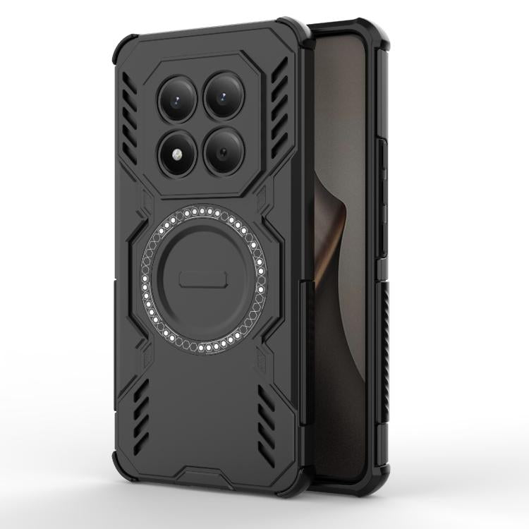 Butterfly Armor MagSafe Magnetic Ring Shockproof Phone Case, For Redmi Note 17 4G Global 169.7mm, For Redmi Note 17 Pro 5G Global 163.5mm, For Redmi 17 5G / 4G Global 170mm, For Redmi Turbo 5 Max / Poco X8 Pro Max, For Redmi Turbo 5 5G / Poco X8 Pro 5G...