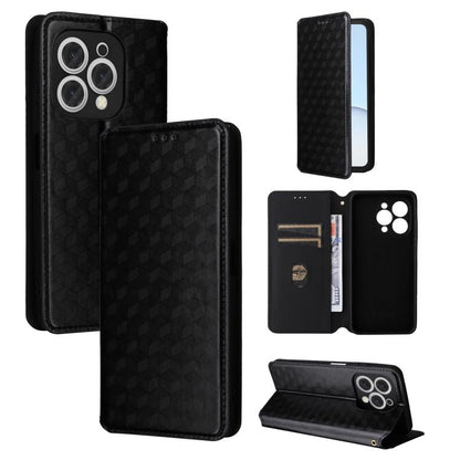 Cubic Grid Texture Flip Leather Phone Case, For Doogee B10 Pro 4G, For Doogee B10 4G, For Doogee Note 56X / Note 56X Pro, For Doogee Note 59 / Note 59 Pro, For Doogee Note 58 / Note 58 Pro, For Doogee N55 Plus, For Doogee N40 Pro
