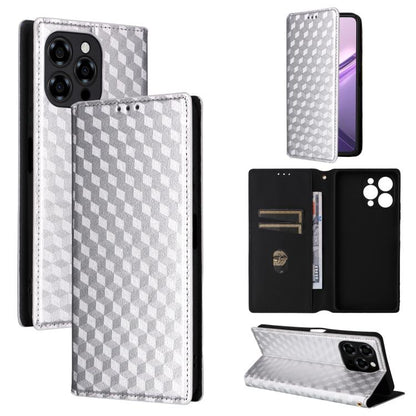 Cubic Grid Texture Flip Leather Phone Case, For Doogee B10 Pro 4G, For Doogee B10 4G, For Doogee Note 56X / Note 56X Pro, For Doogee Note 59 / Note 59 Pro, For Doogee Note 58 / Note 58 Pro, For Doogee N55 Plus, For Doogee N40 Pro