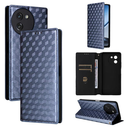 Cubic Grid Texture Flip Leather Phone Case, For Doogee B10 Pro 4G, For Doogee B10 4G, For Doogee Note 56X / Note 56X Pro, For Doogee Note 59 / Note 59 Pro, For Doogee Note 58 / Note 58 Pro, For Doogee N55 Plus, For Doogee N40 Pro