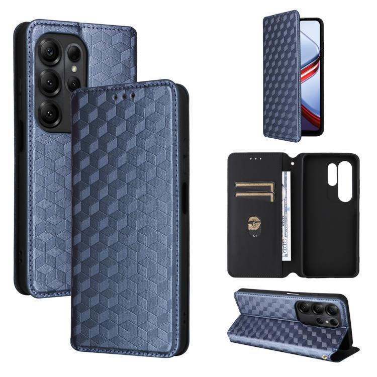 Cubic Grid Texture Flip Leather Phone Case, For Doogee B10 Pro 4G, For Doogee B10 4G, For Doogee Note 56X / Note 56X Pro, For Doogee Note 59 / Note 59 Pro, For Doogee Note 58 / Note 58 Pro, For Doogee N55 Plus, For Doogee N40 Pro
