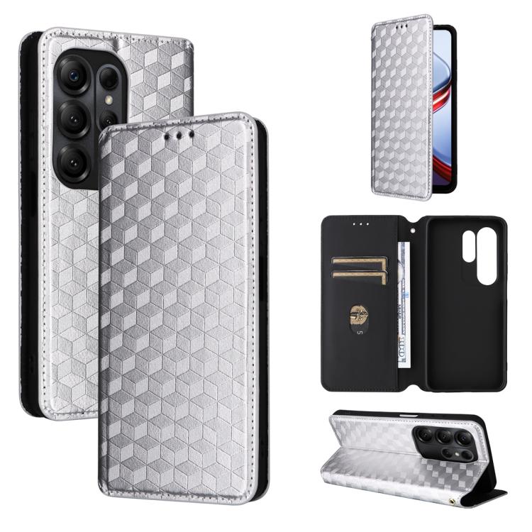 Cubic Grid Texture Flip Leather Phone Case, For Doogee B10 Pro 4G, For Doogee B10 4G, For Doogee Note 56X / Note 56X Pro, For Doogee Note 59 / Note 59 Pro, For Doogee Note 58 / Note 58 Pro, For Doogee N55 Plus, For Doogee N40 Pro