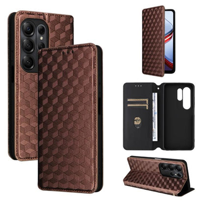 Cubic Grid Texture Flip Leather Phone Case, For Doogee B10 Pro 4G, For Doogee B10 4G, For Doogee Note 56X / Note 56X Pro, For Doogee Note 59 / Note 59 Pro, For Doogee Note 58 / Note 58 Pro, For Doogee N55 Plus, For Doogee N40 Pro