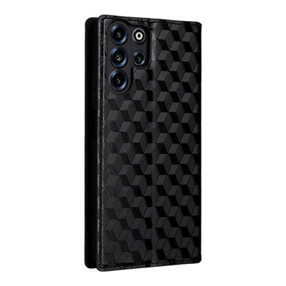 Cubic Grid Texture Flip Leather Phone Case, For Doogee B10 Pro 4G, For Doogee B10 4G, For Doogee Note 56X / Note 56X Pro, For Doogee Note 59 / Note 59 Pro, For Doogee Note 58 / Note 58 Pro, For Doogee N55 Plus, For Doogee N40 Pro