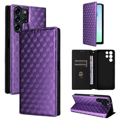 Cubic Grid Texture Flip Leather Phone Case, For Doogee B10 Pro 4G, For Doogee B10 4G, For Doogee Note 56X / Note 56X Pro, For Doogee Note 59 / Note 59 Pro, For Doogee Note 58 / Note 58 Pro, For Doogee N55 Plus, For Doogee N40 Pro