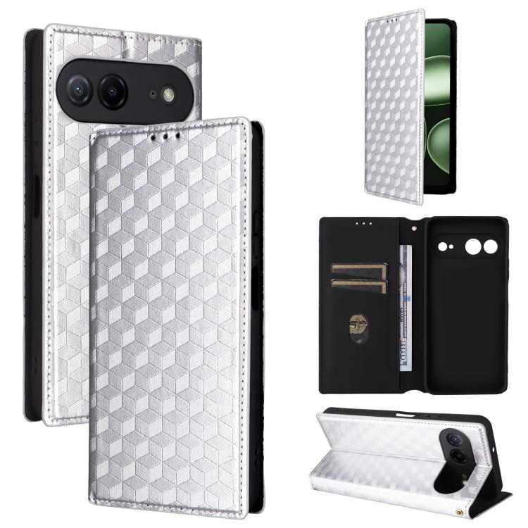 Cubic Grid Texture Flip Leather Phone Case, For Doogee B10 Pro 4G, For Doogee B10 4G, For Doogee Note 56X / Note 56X Pro, For Doogee Note 59 / Note 59 Pro, For Doogee Note 58 / Note 58 Pro, For Doogee N55 Plus, For Doogee N40 Pro