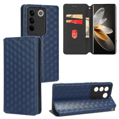 Cubic Grid Texture Flip Leather Phone Case, For vivo V29 Lite 5G / Y78 5G Global, For vivo S16 / S16 Pro / V27 Pro, For vivo S16e / V27e, For vivo Y16 4G 2022, For vivo Y76 5G / Y76s 5G, For vivo X60 Pro 5G / X60 5G Curved
