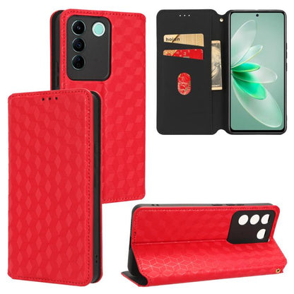 Cubic Grid Texture Flip Leather Phone Case, For vivo V29 Lite 5G / Y78 5G Global, For vivo S16 / S16 Pro / V27 Pro, For vivo S16e / V27e, For vivo Y16 4G 2022, For vivo Y76 5G / Y76s 5G, For vivo X60 Pro 5G / X60 5G Curved