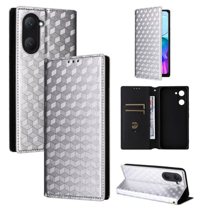Cubic Grid Texture Flip Leather Phone Case, For vivo Y58 5G / Y38 5G / Y200i 5G, For vivo Y28 4G, For vivo X100 Ultra 5G, For vivo V30e 5G, For vivo Y100 5G IDN / V30 Lite India, For vivo Y03 4G, For vivo S18 5G / V30, For vivo S18 Pro 5G              ...