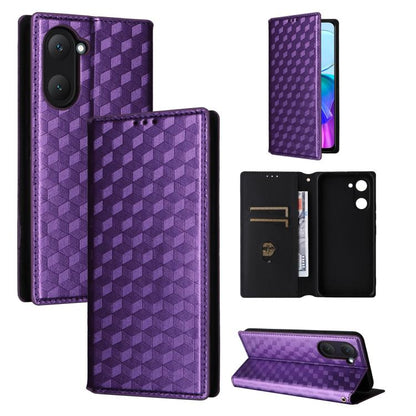 Cubic Grid Texture Flip Leather Phone Case, For vivo Y58 5G / Y38 5G / Y200i 5G, For vivo Y28 4G, For vivo X100 Ultra 5G, For vivo V30e 5G, For vivo Y100 5G IDN / V30 Lite India, For vivo Y03 4G, For vivo S18 5G / V30, For vivo S18 Pro 5G              ...