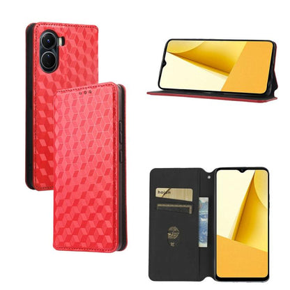 Cubic Grid Texture Flip Leather Phone Case, For vivo V29 Lite 5G / Y78 5G Global, For vivo S16 / S16 Pro / V27 Pro, For vivo S16e / V27e, For vivo Y16 4G 2022, For vivo Y76 5G / Y76s 5G, For vivo X60 Pro 5G / X60 5G Curved