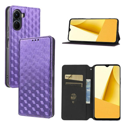 Cubic Grid Texture Flip Leather Phone Case, For vivo V29 Lite 5G / Y78 5G Global, For vivo S16 / S16 Pro / V27 Pro, For vivo S16e / V27e, For vivo Y16 4G 2022, For vivo Y76 5G / Y76s 5G, For vivo X60 Pro 5G / X60 5G Curved