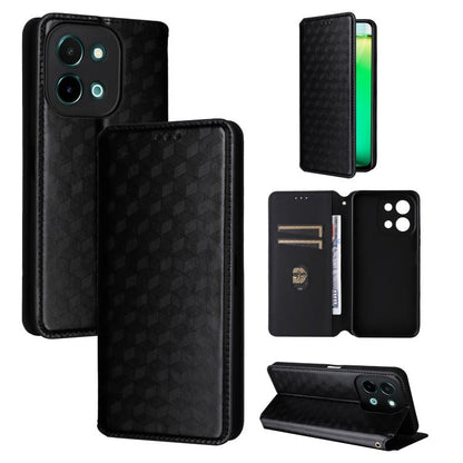 Cubic Grid Texture Flip Leather Phone Case, For vivo Y58 5G / Y38 5G / Y200i 5G, For vivo Y28 4G, For vivo X100 Ultra 5G, For vivo V30e 5G, For vivo Y100 5G IDN / V30 Lite India, For vivo Y03 4G, For vivo S18 5G / V30, For vivo S18 Pro 5G              ...