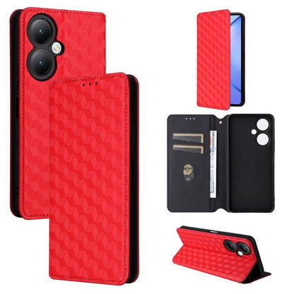 Cubic Grid Texture Flip Leather Phone Case, For vivo Y58 5G / Y38 5G / Y200i 5G, For vivo Y28 4G, For vivo X100 Ultra 5G, For vivo V30e 5G, For vivo Y100 5G IDN / V30 Lite India, For vivo Y03 4G, For vivo S18 5G / V30, For vivo S18 Pro 5G              ...