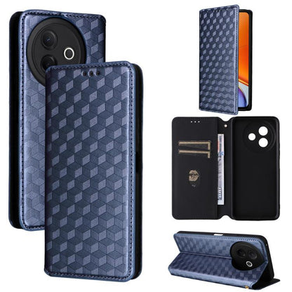 Cubic Grid Texture Flip Leather Phone Case, For vivo Y400 4G / 5G / Z10 Lite 4G, For vivo V60 5G, For vivo X200 FE 5G / S30 Pro mini 5G, For vivo X200s 5G, For vivo X200 Ultra 5G, For vivo Y39 5G / Y300i 5G, For vivo V50 Lite 5G, For vivo Y29 4G / T4X ...