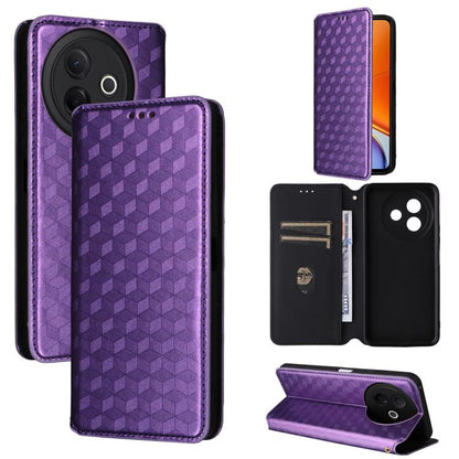 Cubic Grid Texture Flip Leather Phone Case, For vivo Y400 4G / 5G / Z10 Lite 4G, For vivo V60 5G, For vivo X200 FE 5G / S30 Pro mini 5G, For vivo X200s 5G, For vivo X200 Ultra 5G, For vivo Y39 5G / Y300i 5G, For vivo V50 Lite 5G, For vivo Y29 4G / T4X ...