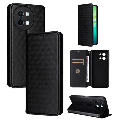 Cubic Grid Texture Flip Leather Phone Case, For vivo Y58 5G / Y38 5G / Y200i 5G, For vivo Y28 4G, For vivo X100 Ultra 5G, For vivo V30e 5G, For vivo Y100 5G IDN / V30 Lite India, For vivo Y03 4G, For vivo S18 5G / V30, For vivo S18 Pro 5G              ...