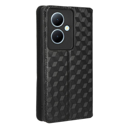 Cubic Grid Texture Flip Leather Phone Case, For vivo V29 Lite 5G / Y78 5G Global, For vivo S16 / S16 Pro / V27 Pro, For vivo S16e / V27e, For vivo Y16 4G 2022, For vivo Y76 5G / Y76s 5G, For vivo X60 Pro 5G / X60 5G Curved