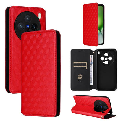 Cubic Grid Texture Flip Leather Phone Case, For vivo Y400 4G / 5G / Z10 Lite 4G, For vivo V60 5G, For vivo X200 FE 5G / S30 Pro mini 5G, For vivo X200s 5G, For vivo X200 Ultra 5G, For vivo Y39 5G / Y300i 5G, For vivo V50 Lite 5G, For vivo Y29 4G / T4X ...