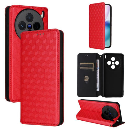 Cubic Grid Texture Flip Leather Phone Case, For vivo Y400 4G / 5G / Z10 Lite 4G, For vivo V60 5G, For vivo X200 FE 5G / S30 Pro mini 5G, For vivo X200s 5G, For vivo X200 Ultra 5G, For vivo Y39 5G / Y300i 5G, For vivo V50 Lite 5G, For vivo Y29 4G / T4X ...