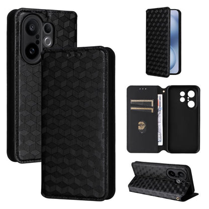 Cubic Grid Texture Flip Leather Phone Case, For vivo Y400 4G / 5G / Z10 Lite 4G, For vivo V60 5G, For vivo X200 FE 5G / S30 Pro mini 5G, For vivo X200s 5G, For vivo X200 Ultra 5G, For vivo Y39 5G / Y300i 5G, For vivo V50 Lite 5G, For vivo Y29 4G / T4X ...