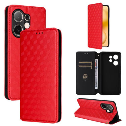Cubic Grid Texture Flip Leather Phone Case, For vivo Y400 4G / 5G / Z10 Lite 4G, For vivo V60 5G, For vivo X200 FE 5G / S30 Pro mini 5G, For vivo X200s 5G, For vivo X200 Ultra 5G, For vivo Y39 5G / Y300i 5G, For vivo V50 Lite 5G, For vivo Y29 4G / T4X ...
