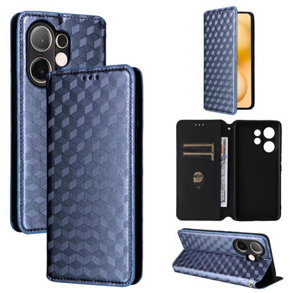 Cubic Grid Texture Flip Leather Phone Case, For vivo Y400 4G / 5G / Z10 Lite 4G, For vivo V60 5G, For vivo X200 FE 5G / S30 Pro mini 5G, For vivo X200s 5G, For vivo X200 Ultra 5G, For vivo Y39 5G / Y300i 5G, For vivo V50 Lite 5G, For vivo Y29 4G / T4X ...