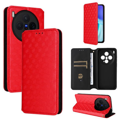 Cubic Grid Texture Flip Leather Phone Case, For vivo iQOO Z11S / V80 Lite SEA, For vivo S2 5G / V80 Lite 5G, For vivo Y05e 4G / T5e 4G, For vivo X300 E 5G, For vivo iQOO Z11 5G / T5 Pro 5G / Y500 4G, For vivo Y600 Turbo 5G, For vivo X300 FE / S50 Pro m...