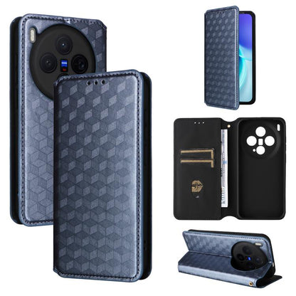 Cubic Grid Texture Flip Leather Phone Case, For vivo iQOO Z11S / V80 Lite SEA, For vivo S2 5G / V80 Lite 5G, For vivo Y05e 4G / T5e 4G, For vivo X300 E 5G, For vivo iQOO Z11 5G / T5 Pro 5G / Y500 4G, For vivo Y600 Turbo 5G, For vivo X300 FE / S50 Pro m...