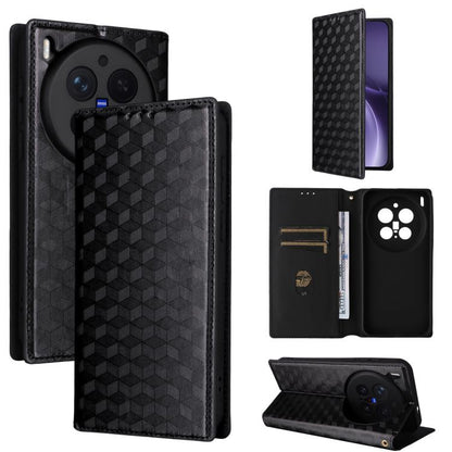 Cubic Grid Texture Flip Leather Phone Case, For vivo iQOO Z11S / V80 Lite SEA, For vivo S2 5G / V80 Lite 5G, For vivo Y05e 4G / T5e 4G, For vivo X300 E 5G, For vivo iQOO Z11 5G / T5 Pro 5G / Y500 4G, For vivo Y600 Turbo 5G, For vivo X300 FE / S50 Pro m...