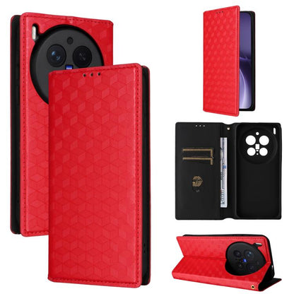 Cubic Grid Texture Flip Leather Phone Case, For vivo iQOO Z11S / V80 Lite SEA, For vivo S2 5G / V80 Lite 5G, For vivo Y05e 4G / T5e 4G, For vivo X300 E 5G, For vivo iQOO Z11 5G / T5 Pro 5G / Y500 4G, For vivo Y600 Turbo 5G, For vivo X300 FE / S50 Pro m...