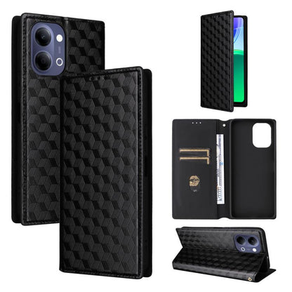 Cubic Grid Texture Flip Leather Phone Case, For vivo iQOO Z11S / V80 Lite SEA, For vivo S2 5G / V80 Lite 5G, For vivo Y05e 4G / T5e 4G, For vivo X300 E 5G, For vivo iQOO Z11 5G / T5 Pro 5G / Y500 4G, For vivo Y600 Turbo 5G, For vivo X300 FE / S50 Pro m...