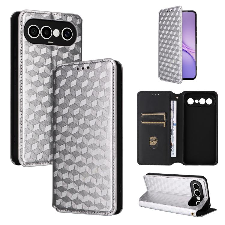 Cubic Grid Texture Flip Leather Phone Case, For vivo iQOO Z11S / V80 Lite SEA, For vivo S2 5G / V80 Lite 5G, For vivo Y05e 4G / T5e 4G, For vivo X300 E 5G, For vivo iQOO Z11 5G / T5 Pro 5G / Y500 4G, For vivo Y600 Turbo 5G, For vivo X300 FE / S50 Pro m...