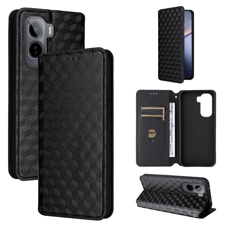 Cubic Grid Texture Flip Leather Phone Case, For vivo iQOO Z11S / V80 Lite SEA, For vivo S2 5G / V80 Lite 5G, For vivo Y05e 4G / T5e 4G, For vivo X300 E 5G, For vivo iQOO Z11 5G / T5 Pro 5G / Y500 4G, For vivo Y600 Turbo 5G, For vivo X300 FE / S50 Pro m...