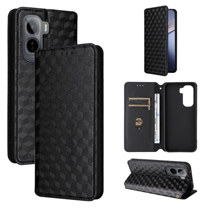 Cubic Grid Texture Flip Leather Phone Case, For vivo iQOO Z11S / V80 Lite SEA, For vivo S2 5G / V80 Lite 5G, For vivo Y05e 4G / T5e 4G, For vivo X300 E 5G, For vivo iQOO Z11 5G / T5 Pro 5G / Y500 4G, For vivo Y600 Turbo 5G, For vivo X300 FE / S50 Pro m...