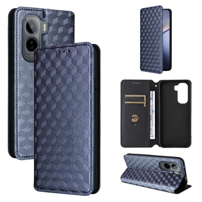 Cubic Grid Texture Flip Leather Phone Case, For vivo iQOO Z11S / V80 Lite SEA, For vivo S2 5G / V80 Lite 5G, For vivo Y05e 4G / T5e 4G, For vivo X300 E 5G, For vivo iQOO Z11 5G / T5 Pro 5G / Y500 4G, For vivo Y600 Turbo 5G, For vivo X300 FE / S50 Pro m...