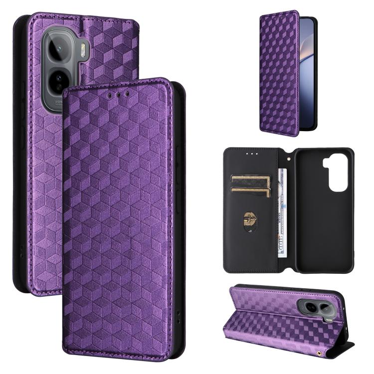 Cubic Grid Texture Flip Leather Phone Case, For vivo iQOO Z11S / V80 Lite SEA, For vivo S2 5G / V80 Lite 5G, For vivo Y05e 4G / T5e 4G, For vivo X300 E 5G, For vivo iQOO Z11 5G / T5 Pro 5G / Y500 4G, For vivo Y600 Turbo 5G, For vivo X300 FE / S50 Pro m...