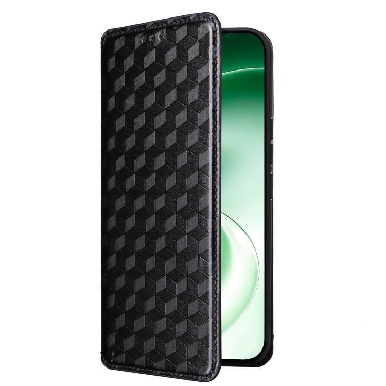 Cubic Grid Texture Flip Leather Phone Case, For vivo iQOO Z11S / V80 Lite SEA, For vivo S2 5G / V80 Lite 5G, For vivo Y05e 4G / T5e 4G, For vivo X300 E 5G, For vivo iQOO Z11 5G / T5 Pro 5G / Y500 4G, For vivo Y600 Turbo 5G, For vivo X300 FE / S50 Pro m...
