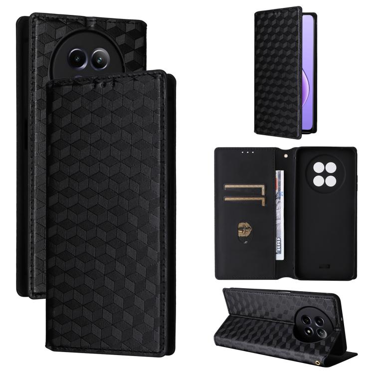 Cubic Grid Texture Flip Leather Phone Case, For Realme 12 5G / 12x 5G, For Realme Narzo 70 Pro 5G / 12+ 5G, For Realme 12 Pro 5G / 12, For Realme 12+ 5G, For Realme Note 50 4G / C5, For Realme 11 4G Global, For Realme 11 5G Global / 11X 5G             ...