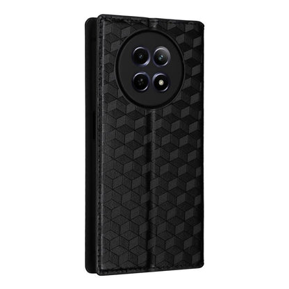 Cubic Grid Texture Flip Leather Phone Case, For Realme 12 5G / 12x 5G, For Realme Narzo 70 Pro 5G / 12+ 5G, For Realme 12 Pro 5G / 12, For Realme 12+ 5G, For Realme Note 50 4G / C5, For Realme 11 4G Global, For Realme 11 5G Global / 11X 5G             ...